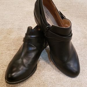 Life Stride Black Booties size 10
